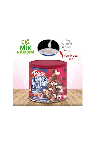 Paşa Kuruyemiş Çiğ Karışık Naturel Kuruyemiş Teneke 150 G