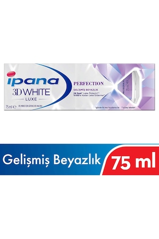 İpana 3D White Luxe Perfection Gelişmiş Beyazlık Diş Macunu 75 ML