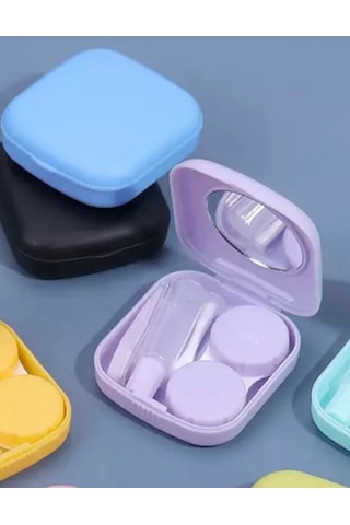 Lionsa Lens Kutusu ve Aynalı Takma Aparatı Seti Mor