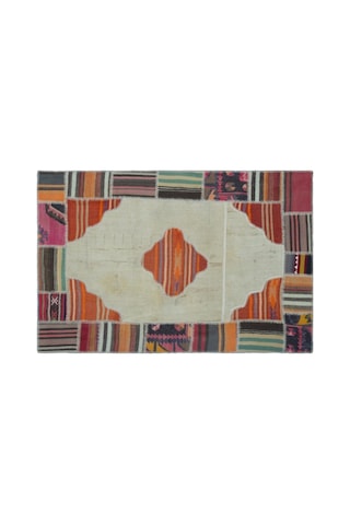 El Dokuması Patchwork Vintage Yün-pamuk Naturel Halı 25118 120 X 181 Cm Çok Renkli El Dokuması Patchwork Vintage Yün-pamuk Naturel Halı 25118 120 X 181 Cm Çok Renkli