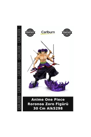 Özel Üretim Dekoratif Hediye Masaüstü Anime One Piece Roronoa Zoro Figürü 30 Cm Alk5298