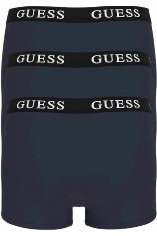 Guess Placed Logo Erkek Lacivert 3'lü Boxer Paketi U4rg04k6yw0-g7v2 Lacivert