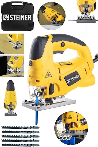 Steiner 4000 Watt Lazerli Otomatik Dekupaj Çantalı Sarı + 5 Uç