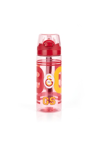 Galatasaray Lisanslı 500ml Kilitli Kapaklı Kırmızı Su Matarası - Orijinal Gs Taraftar Suluk Sarı - Kırmızı