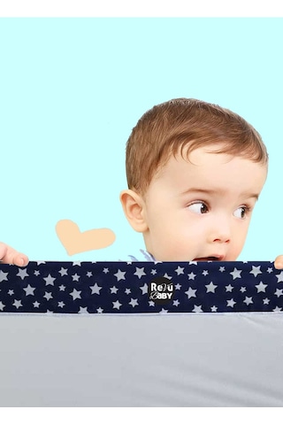 Festival Pratik Katlanır Çocuk & Bebek Yatak Bariyeri Lacivert