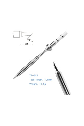 Geeroyoo T-s100/t-s101 Lehim Ucu Seti - 7 Farklı Çeşit, Hızlı Isınma, Dayanıklı Çelik Yapı