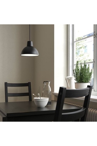 Ikea Skurup Sarkıt Lamba, Siyah, 19 Cm