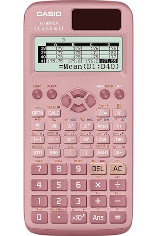 Casio FX-991EX-PK Bilimsel Fonksiyonlu 12 Hane Hesap Makinesi