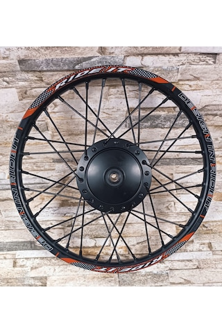 Ride İt Jant Komple Siyah Ön Jant Kampanalı Model 1.20 X 17 '-