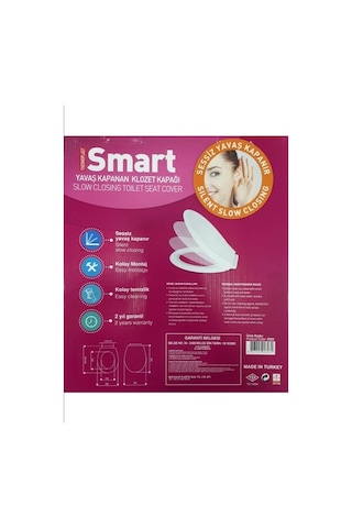Nkp Smart Yavaş Kapanan Amartisörlü Klozet Kapağı