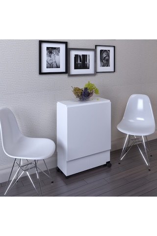 Dekorfim DF01110B Pratik Portatif Katlanır Masa Mutfak ve Yemek Masası