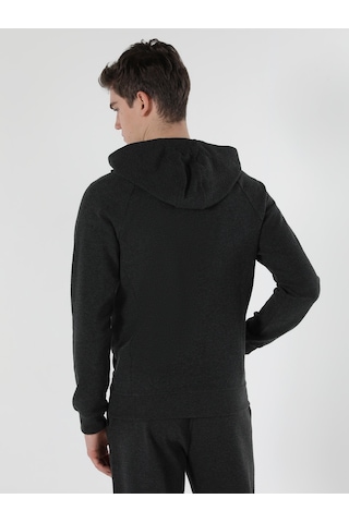 Colin's Slim Fit Kapüşonlu Antrasit Erkek Ceket CL1056951_Q1.V2_ANM Antrasit Melanj