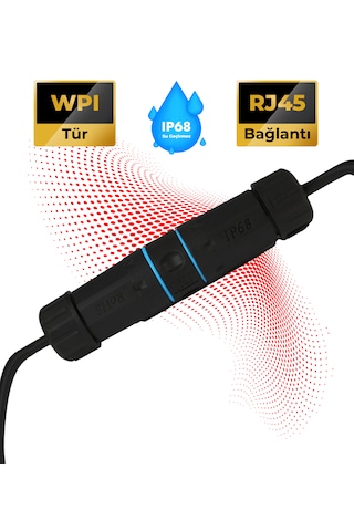 Ttaf Saha Montaj Rj45 Ip68 Konektör