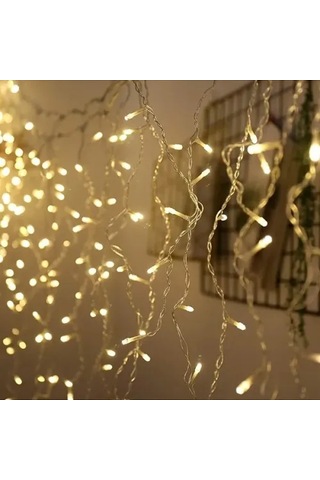 3x3 Metre Sarı Işıklı Perde Led Gün Işığı