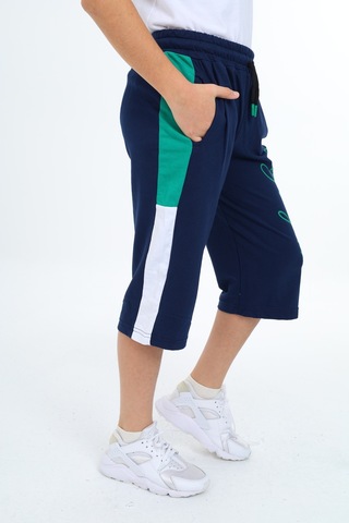 Erkek Çocuk Garni Detaylı Kapri Alt 12204 Lacivert