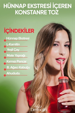 Hünnap Eki İçeren Konsantre Toz