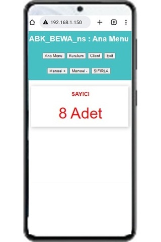 Bewa_Ns 5400 Wi-Fi Erişimli Kablosuz Tek Ekranlı Çuval Sayıcı