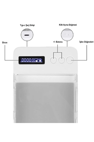 Telefon Kilit Kutusu, Hafif,şarjlı Öz-disiplin Zamanlayıcılı