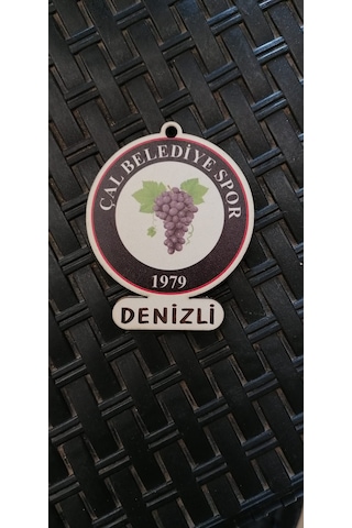 İsme Özel Çal Belediyespor & Çal Garası Çift Taraflı Mdf Araç Dikiz Ayna Süsü - Kişiye Özel Taraftar Aksesuarı 1