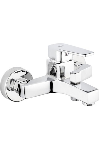 Tema Kare L Lavabo Bataryalı Batarya Seti 61011 + 61012L + 61013L Krom