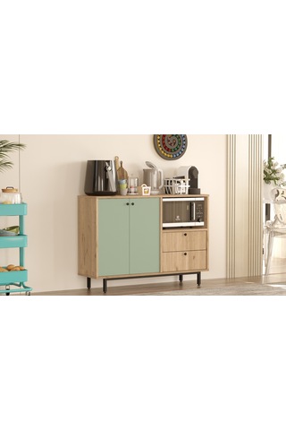 Mocha Kahve Köşesi Çok Amaçlı Dolap Mutfak Dolabı