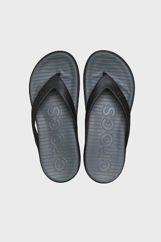 Crocs Coast Flip Logolu Parmak Arası Terlik Erkek Terlik 212035-0dd Antrasit