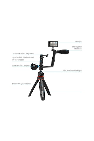 Herigo Hg-Vlg5 Youtuber Vlogger Set