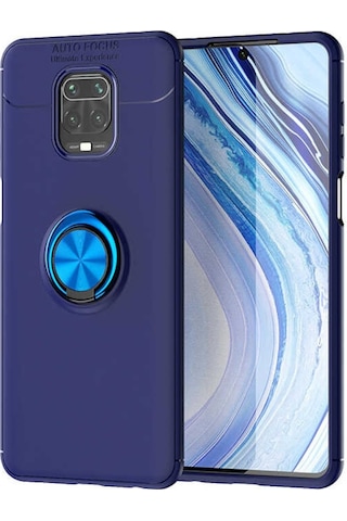 Xiaomi Redmi Note 9S Kilif Yüzüklü Magnetli Ravel Case 433120441