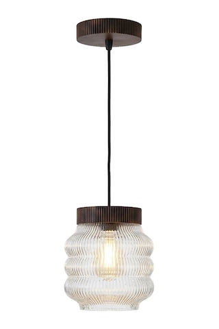 Fibrika Store-aura Modern Çizgili Sarkıt Lamba - Dekoratif Ambiyans Aydınlatma Beyaz