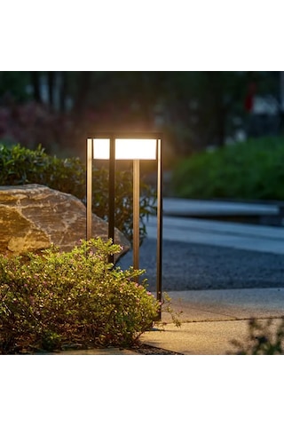 Forlife 60 Watt Solar Alüminyum Bollard Aydınlatma Armatürü Fl-3303