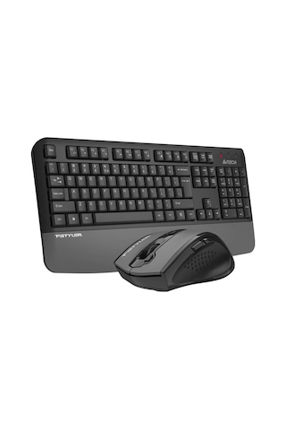 A4 Tech Fg2500s Gri Plus 2.4ghz Fn-mm Türkçe Q 3200dpı Klavye & Mouse Set Optik