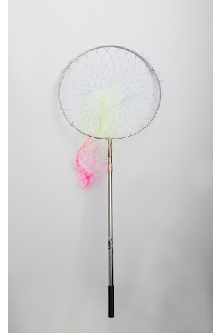 Powerex Paslanmaz Çelik Krom Geniş Göz Misina 50 CM Çap 190 CM Sap