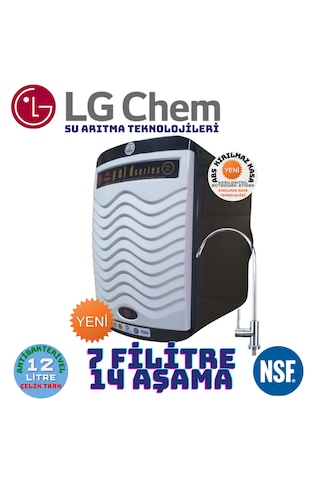 Lg Chem Gold Siyah Beyaz 12 Lt 7 Filtre 14 Aşama Su Arıtma Cihazı