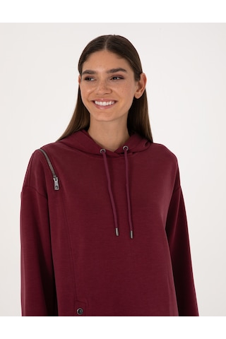 Pierre Cardin Kadın Vişne Sweatshirt 50309057-vr223 Vişne