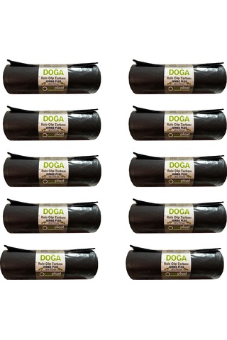 Ecoplast Jumbo Boy Siyah Çöp Torbası Poşeti 700 G 90 L 80 x 110 CM 10 x 10'lu