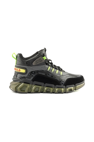 North Of Wild Z5 Cuacheo Base Air Sneaker Bot Erkek Spor Ayakkabı Siyah
