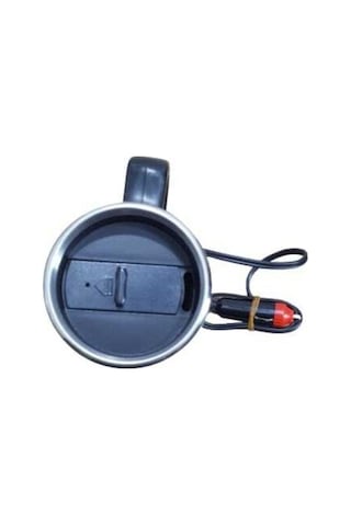 Gross 24 Volt Araç Termosu Ketil Su Isıtıcı Termos 500 Ml Krom