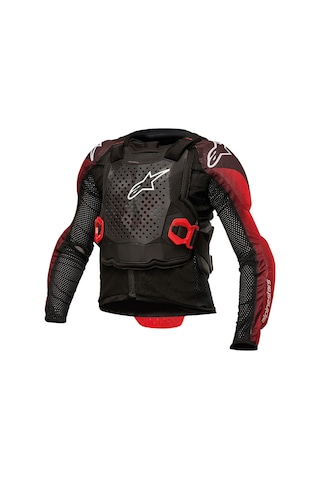 Alpinestars Bionic Tech Youth Genç Body Armour Tam Gövde Koruma Siyah Beyaz Kırmızı