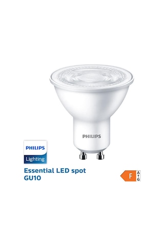 Philips Essentials Led Spot Ampul 4.7w 400 Lumen 3000k Sarı Işık Par16 Gu10 Duy 50w Eşleniği Philips Essentials Led Spot Ampul 4.7w 400 Lumen 3000k Sarı Işık Par16 Gu10 Duy 50w Eşleniği