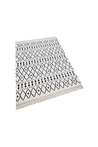 Havana İskandinav Tarz Kilim Desenli Makina Halısı Hv06 Siyah