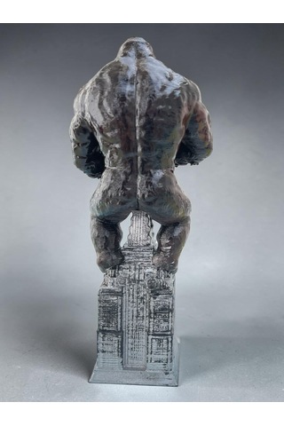 King Kong Koleksiyonluk Figür Heykel Empire State Dekoratif Biblo 15 Cm
