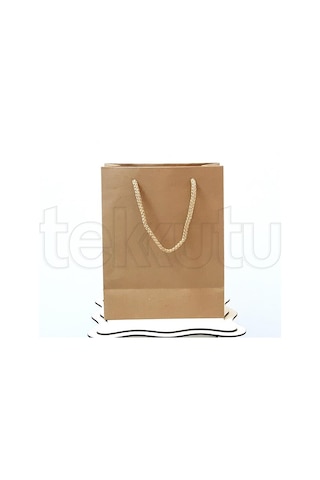 Kraft Karton Çanta 25 Adet 20X25X10 Cm