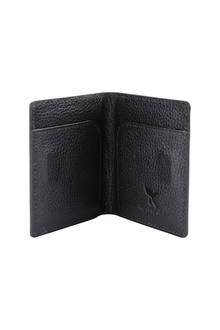 Karalı Hakiki Deri Kartlık Siyah K593-1 Siyah