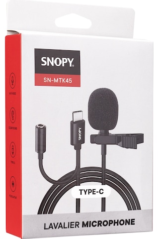 Snopy SN-MTK45 TypeC Yaka Mikrofonu