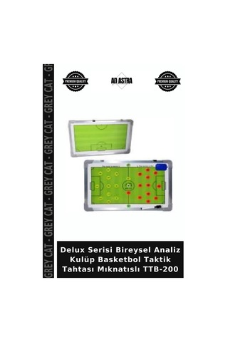 Delux Serisi Bireysel Analiz Kulüp Basketbol Taktik Tahtası Mıknatıslı Ttb-200
