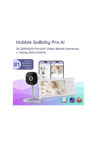 Hubble Go Babypro 5 İnç Dijital Bebek Kamerası Hbl020