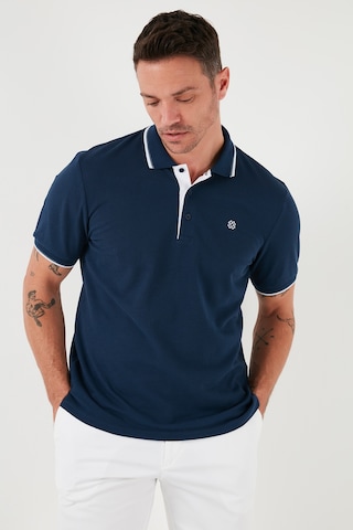 Buratti Erkek T Shirt 590211827s4 İndigo-mavi-aquamavi-beyaz Aqua Mavi