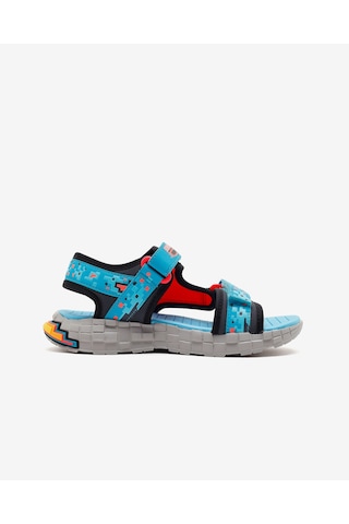 Skechers Mega-splash 4k Büyük Erkek Çocuk Mavi Sandalet 402161l Tqbk Mavi