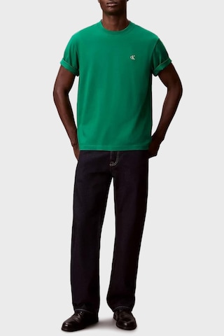 Calvin Klein Erkek T Shirt Lv04rc275g 2es Yeşil Yeşil