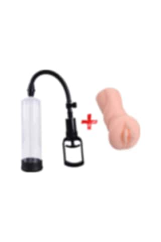 Hızlı Express Box King 20 Cm Penis Vakum Pompası + Suni Vajina Mastürbatör